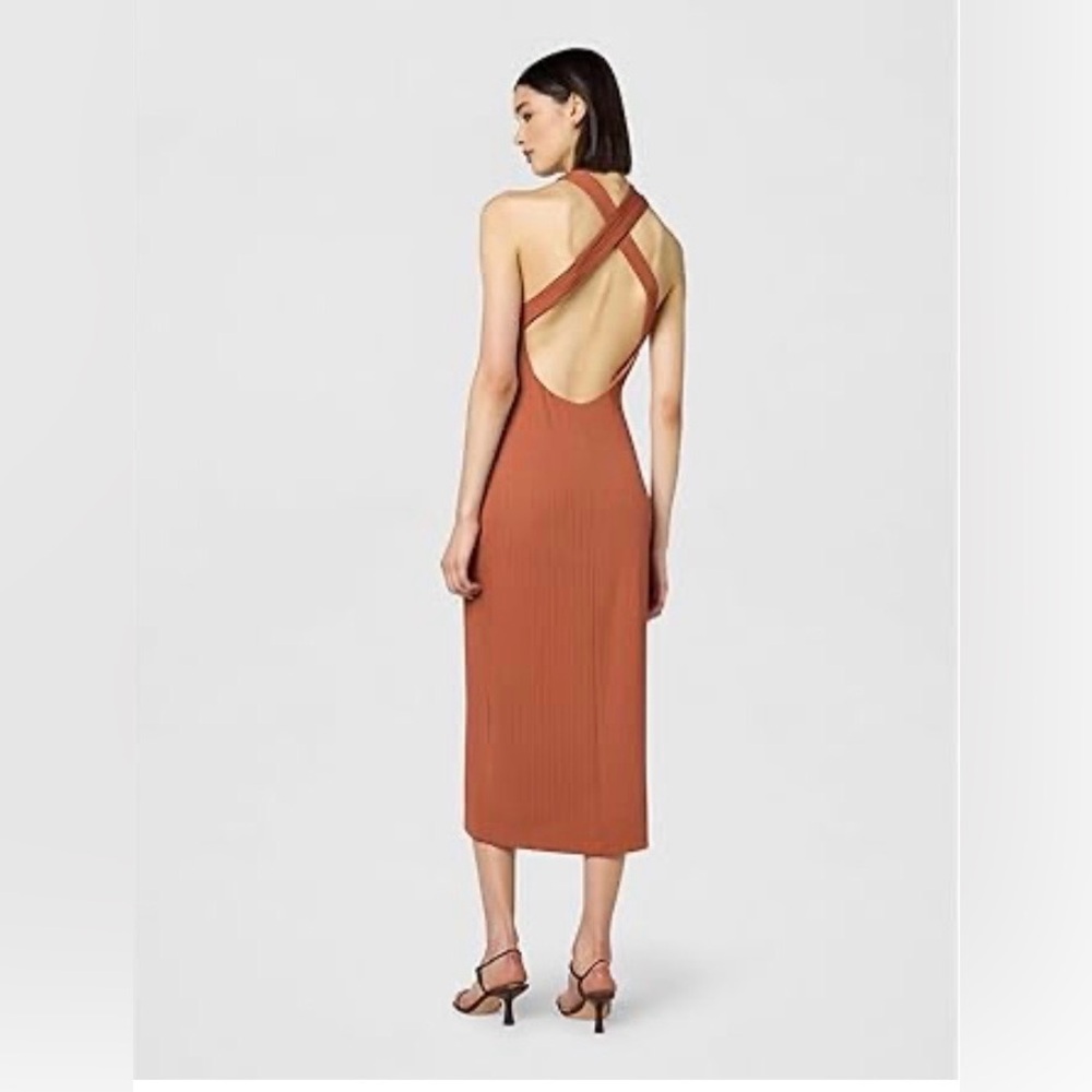 NWT - CLUB MONACO Women's Verigated Rib Knit Dress - Picture 5 of 12